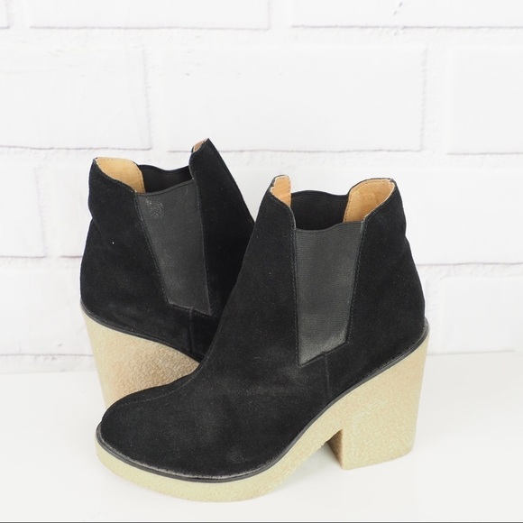 Urban Outfitter 7 Posey Gumsole black suede bootie - Picture 3 of 12